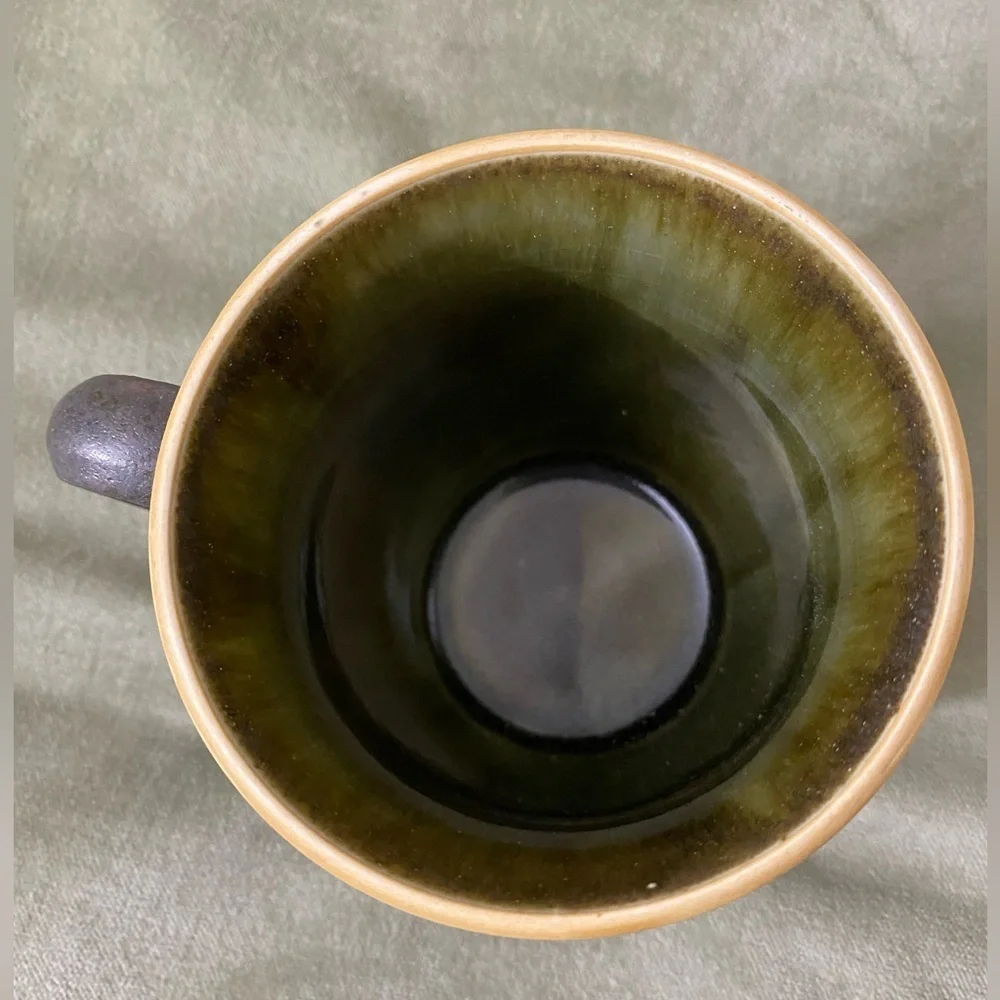 Sango Ebony Flair #4927 coffee cup mug pottery UNM